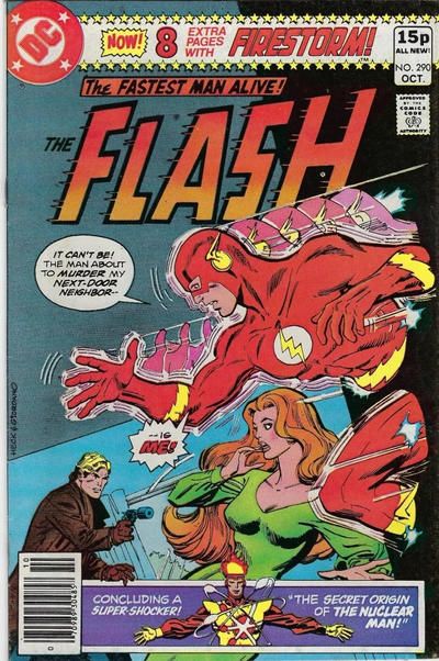 Flash, Vol. 1 Will You Believe Me When I'm Dead? / The Secret History Of The Nuclear Man |  Issue#290C | Year:1980 | Series: Flash | Pub: DC Comics | UK Price Variant