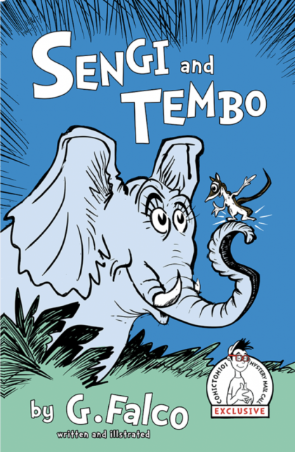 Sengi And Tembo  |  Issue#1F | Year:2022 | Series:  | Pub: Scout Comics | Mill Geek Comics Mystery Mail Call Exclusive Horton and the Kruggerbug Homage Variant