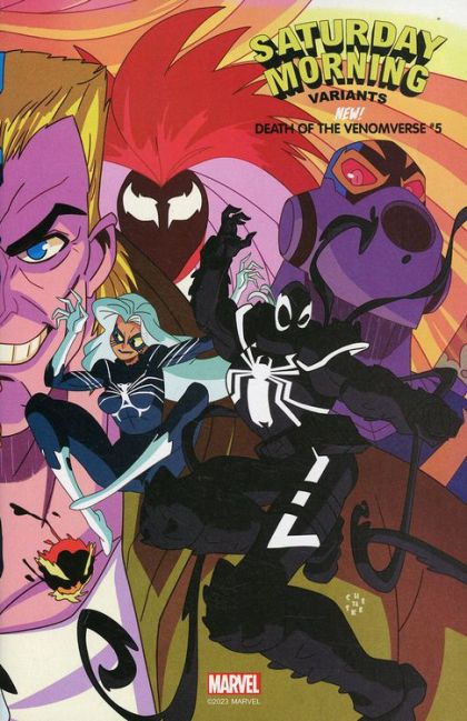 Death of the Venomverse  |  Issue#5E | Year:2023 | Series:  | Pub: Marvel Comics | Sean Galloway Saturday Morning Variant
