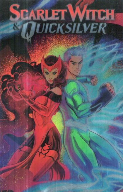 Scarlet Witch & Quicksilver  |  Issue#1E | Year:2024 | Series:  | Pub: Marvel Comics | Luciano Vecchio Foil Variant