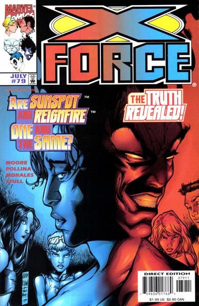 X-Force, Vol. 1 Set My Soul On Fire |  Issue#79A | Year:1998 | Series: X-Force | Pub: Marvel Comics