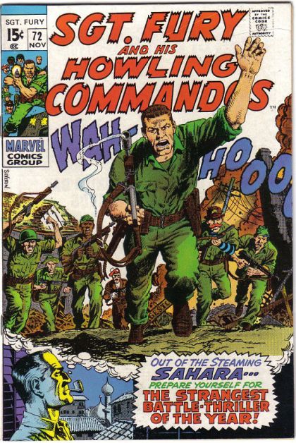 Sgt. Fury and His Howling Commandos Play It Alone, Sam |  Issue#72 | Year:1969 | Series: Nick Fury - Agent of S.H.I.E.L.D. | Pub: Marvel Comics |