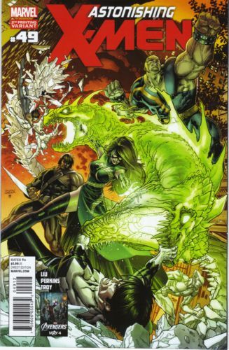Astonishing X-Men, Vol. 3  |  Issue#49C | Year:2012 | Series: X-Men | Pub: Marvel Comics | 2nd Printing Variant Cover