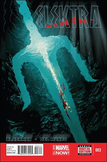 Elektra, Vol. 3 Bloodlines |  Issue#3A | Year:2014 | Series:  | Pub: Marvel Comics | Mike Del Mundo Regular