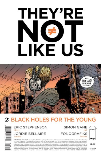 They're Not Like Us Black Holes For The Young |  Issue#2A | Year:2015 | Series:  | Pub: Image Comics |