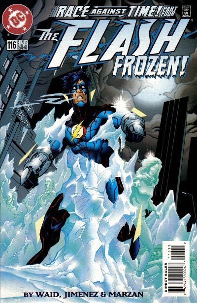 Flash, Vol. 2 Race Against Time, Chapter 4: Flash Frozen |  Issue#116A | Year:1996 | Series: Flash | Pub: DC Comics | Direct Edition