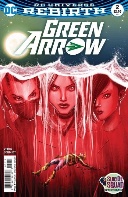 Green Arrow, Vol. 6 The Death and Life of Oliver Queen, Erasure |  Issue#2A | Year:2016 | Series: Green Arrow | Pub: DC Comics | Regular Juan Ferreyra Cover