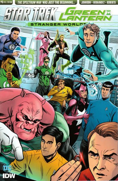 Star Trek / Green Lantern, Vol. 2 Stranger Worlds |  Issue#4B | Year:2017 | Series:  | Pub: DC Comics / IDW Publishing | Isaac Goodheart Subscription Cover