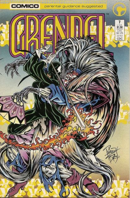 Grendel, Vol. 2 Devil's Dance |  Issue#7B | Year:1987 | Series: Grendel | Pub: Comico | Newsstand Edition
