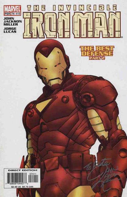 Iron Man, Vol. 3 The Best Defense, Part 2: Logistics |  Issue#74A | Year:2003 | Series: Iron Man | Pub: Marvel Comics | Direct Edition