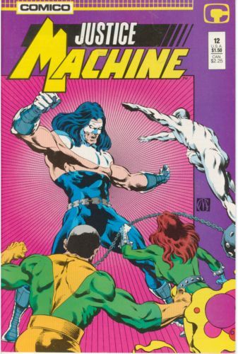 Justice Machine The Object of Power |  Issue#12 | Year:1987 | Series: Justice Machine | Pub: Comico |