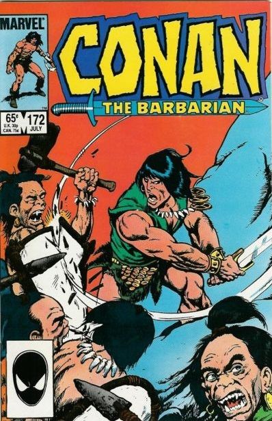 Conan the Barbarian, Vol. 1 Reavers In The Borderland |  Issue#172A | Year:1985 | Series: Conan | Pub: Marvel Comics |