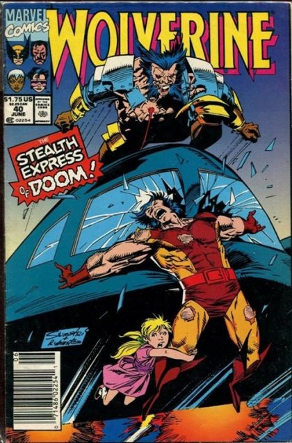 Wolverine, Vol. 2 Reconstruction |  Issue#40B | Year:1991 | Series: Wolverine | Pub: Marvel Comics | Newsstand Edition