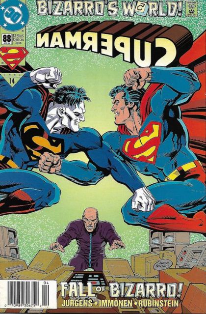 Superman, Vol. 2 Bizarro's World - Part 5: Opportunity Lost |  Issue#88B | Year:1994 | Series: Superman | Pub: DC Comics | Newsstand Edition