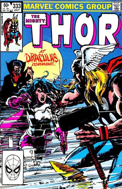 Thor, Vol. 1 Like A Bat Out Of Heaven |  Issue#333A | Year:1983 | Series: Thor | Pub: Marvel Comics | Direct Edition