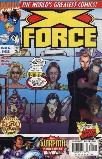 X-Force, Vol. 1 Operation: Zero Tolerance - Girl Talk |  Issue#68A | Year:1997 | Series: X-Force | Pub: Marvel Comics | Direct Edition