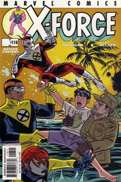 X-Force, Vol. 1 And Then There Were Six |  Issue#118A | Year:2001 | Series: X-Force | Pub: Marvel Comics | Direct Edition