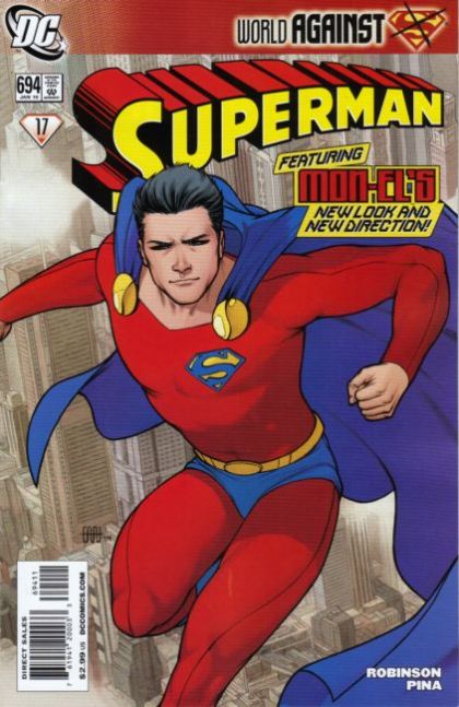 Superman, Vol. 1 World Against Superman - Man of Valor, Part One |  Issue#694A | Year:2009 | Series: Superman | Pub: DC Comics | Direct Edition