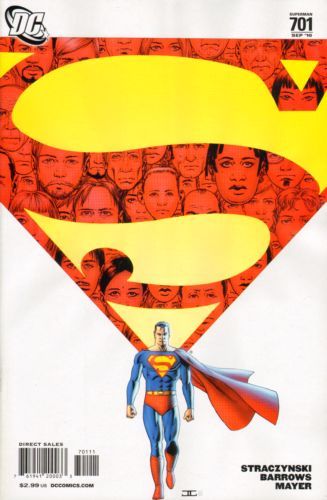 Superman, Vol. 1 Grounded, Part One |  Issue#701A | Year:2010 | Series: Superman | Pub: DC Comics | Direct Edition
