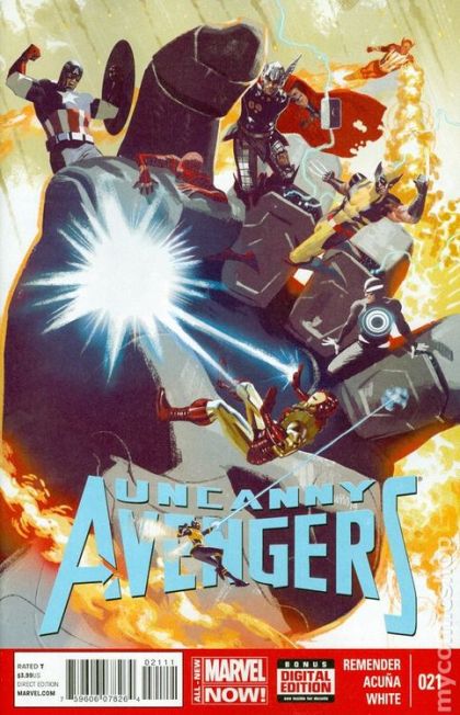 Uncanny Avengers, Vol. 1 Avenge the Earth!, Part 4 |  Issue#21 | Year:2014 | Series: Avengers | Pub: Marvel Comics | Daniel Acuna Cover