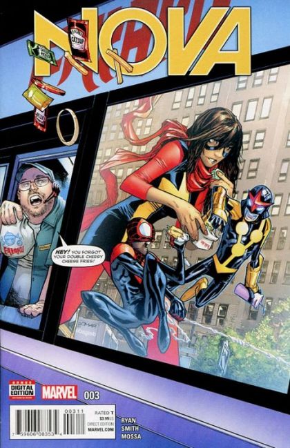 Nova, Vol. 6  |  Issue#3A | Year:2016 | Series: Nova | Pub: Marvel Comics | Humberto Ramos Regular