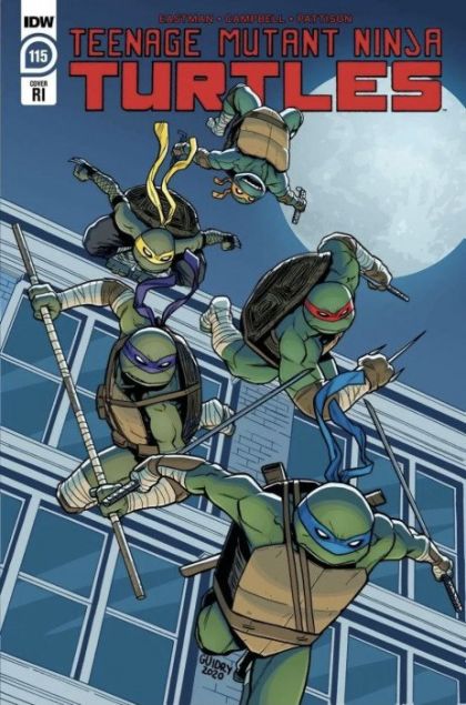 Teenage Mutant Ninja Turtles, Vol. 5  |  Issue#115C | Year:2021 | Series: Teenage Mutant Ninja Turtles | Pub: IDW Publishing | Incentive Gavin Guidry Variant Cover