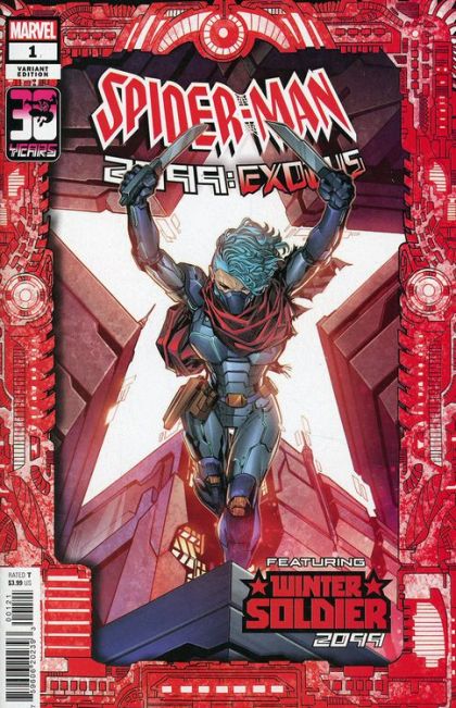 Spider-Man 2099: Exodus Part I <one> |  Issue#1B | Year:2022 | Series:  | Pub: Marvel Comics | Ken Lashley Framed variant