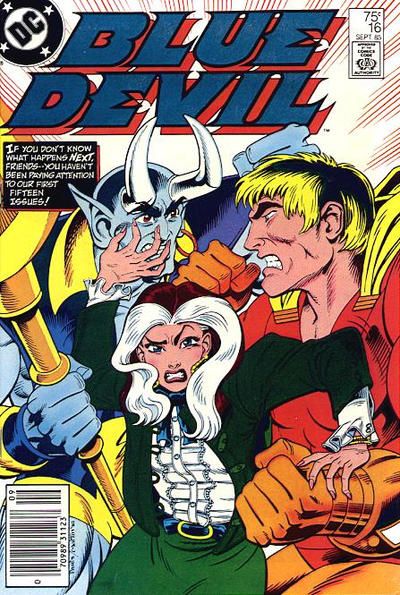 Blue Devil Damsel In Distress |  Issue#16B | Year:1985 | Series:  | Pub: DC Comics | Newsstand Edition