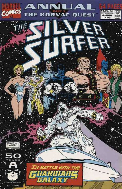 Silver Surfer Annual The Korvac Quest - Part 3: The Price of Paradise |  Issue#4A | Year:1991 | Series: Silver Surfer | Pub: Marvel Comics | Direct Edition