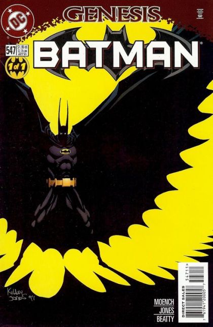 Batman, Vol. 1 Genesis - Dark Genesis |  Issue#547A | Year:1997 | Series: Batman | Pub: DC Comics | Direct Edition