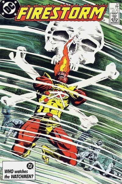 Firestorm, the Nuclear Man, Vol. 2 (1982-1990) Due Monday |  Issue#57A | Year:1987 | Series: Firestorm | Pub: DC Comics | Direct Edition