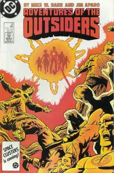 Adventures of the Outsiders Nuclear Fear, Part 1: Beginning With A BANG! / Statue Of Limitations! |  Issue#39A | Year:1986 | Series: Outsiders | Pub: DC Comics | Direct Edition