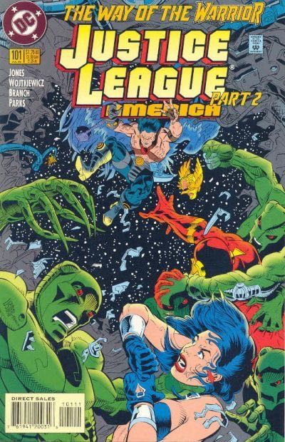 Justice League / International / America The Way of the Warrior - Part 2: Pressure Cooker |  Issue#101A | Year:1995 | Series: Justice League | Pub: DC Comics | Direct Edition