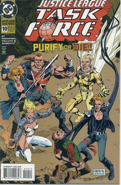 Justice League Task Force The Purification Plague, Dark Convictions |  Issue#10 | Year:1994 | Series: JLA | Pub: DC Comics |