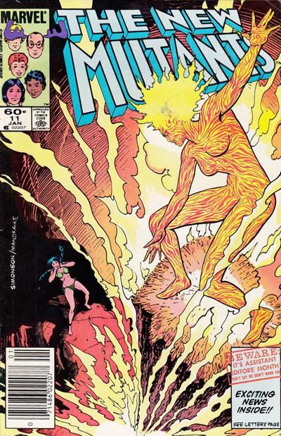 New Mutants, Vol. 1 Magma |  Issue#11B | Year:1983 | Series: New Mutants | Pub: Marvel Comics | Newsstand Edition