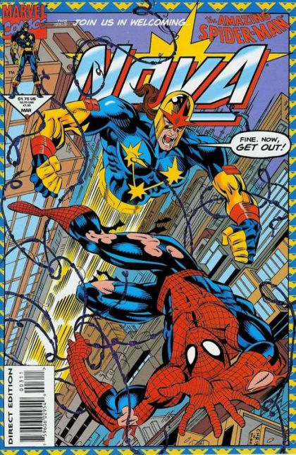 Nova, Vol. 2 Corrupting Influences |  Issue#3A | Year:1994 | Series: Nova | Pub: Marvel Comics | Direct Edition