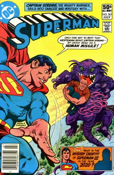 Superman, Vol. 1 Stowaway from the Stars; Superman 2020- The Ace of New Metropolis |  Issue#361B | Year:1981 | Series: Superman | Pub: DC Comics | Newsstand Edition