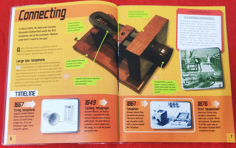 Telephones and Mobiles | Educational Non Fiction Book | For 9-12 Years Old | Paperback | SKU: 2405_101_A104
