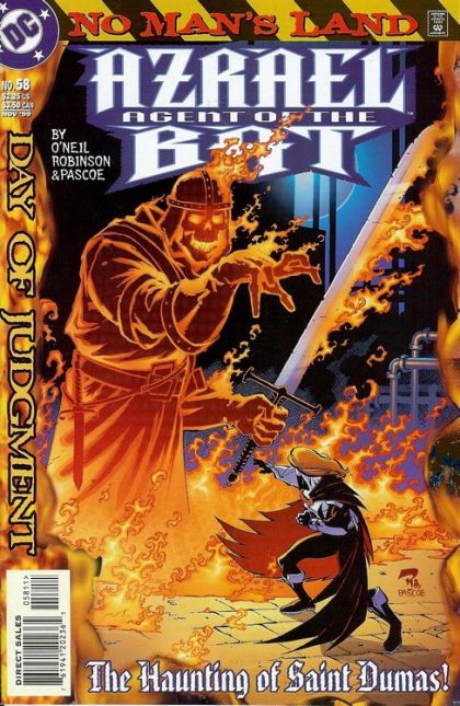 Azrael, Vol. 1 No Man's Land - Ghosts |  Issue#58 | Year:1999 | Series:  | Pub: DC Comics | Roger Robertson Regular Cover
