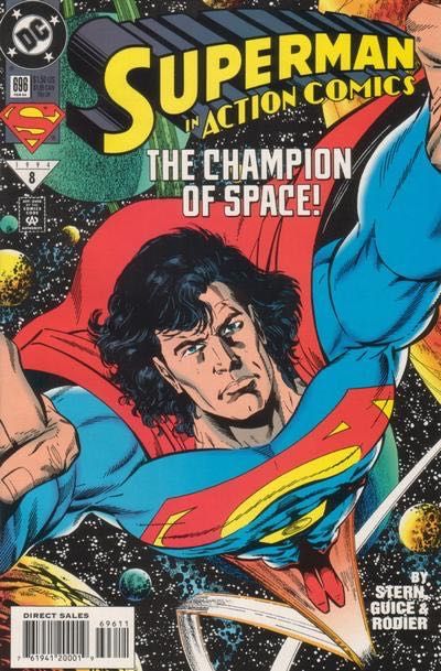 Action Comics, Vol. 1 Champion |  Issue#696A | Year:1994 | Series:  | Pub: DC Comics | Direct Edition