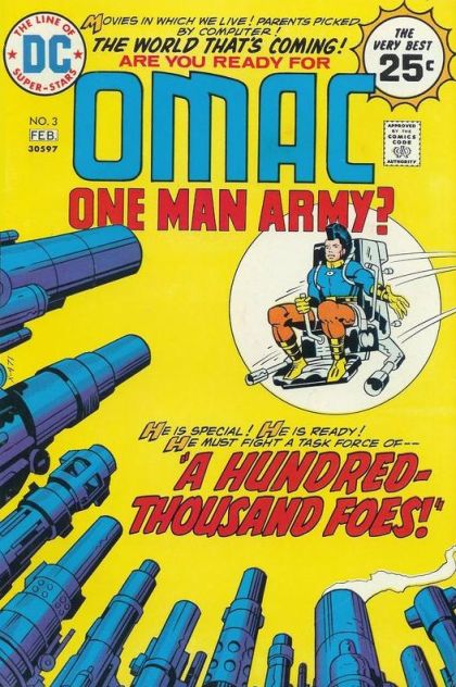 OMAC, Vol. 1 A Hundred-Thousand Foes! |  Issue#3 | Year:1975 | Series: Jack Kirby | Pub: DC Comics |