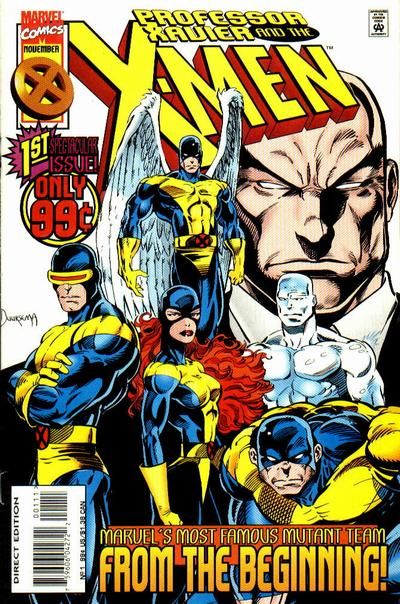 Professor Xavier and the X-Men Trial By Fire |  Issue#1A | Year:1995 | Series: X-Men | Pub: Marvel Comics | Direct Edition