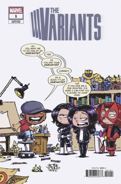 The Variants  |  Issue#1D | Year:2022 | Series:  | Pub: Marvel Comics | Variant Cover by Skottie Young