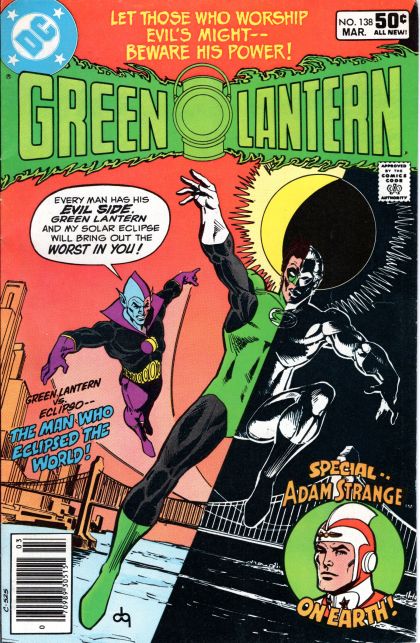 Green Lantern, Vol. 2 Total Eclipso / Alanna's New York Adventure |  Issue#138B | Year:1981 | Series: Green Lantern | Pub: DC Comics |