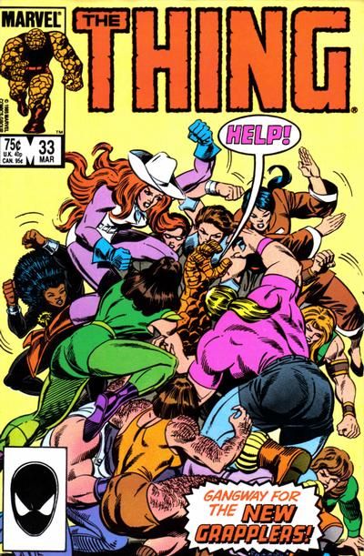 The Thing, Vol. 1 Battle Of The Sexes! |  Issue#33A | Year:1986 | Series: Fantastic Four | Pub: Marvel Comics | Direct Edition