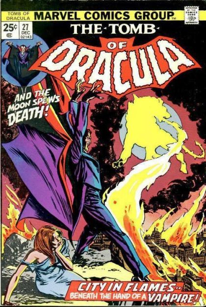 Tomb of Dracula, Vol. 1 Night-Fire! |  Issue#27A | Year:1974 | Series: Dracula | Pub: Marvel Comics |