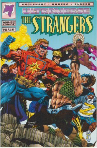 The Strangers The Man of Power |  Issue#14A | Year:1994 | Series: The Strangers | Pub: Malibu Comics | Direct Edition