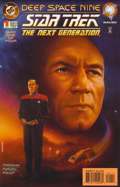 Star Trek: Deep Space Nine / The Next Generation Part 2 of 4: The Wormhole Trap! |  Issue#1A | Year:1994 | Series: Star Trek | Pub: Malibu Comics |