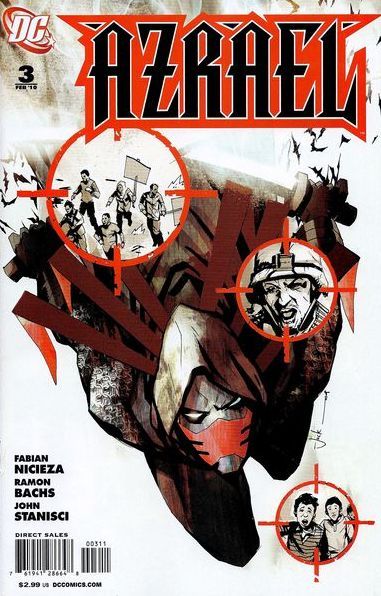 Azrael, Vol. 2 A Single Grain of Sand |  Issue#3 | Year:2009 | Series:  | Pub: DC Comics | Jock Regular Cover