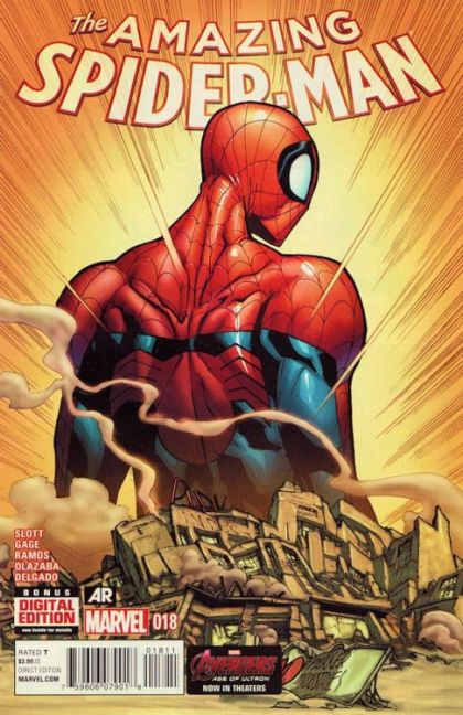 The Amazing Spider-Man, Vol. 3 The Graveyard Shift, Part Three: Trade Secrets / Black Cat In Reposession, Part 3 of 3: Nothing Left To Lose |  Issue#18A | Year:2015 | Series: Spider-Man | Pub: Marvel Comics | Humberto Ramos Regular Cover